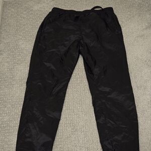 Ovo Men's Black Nylon Pants Size Small Mens